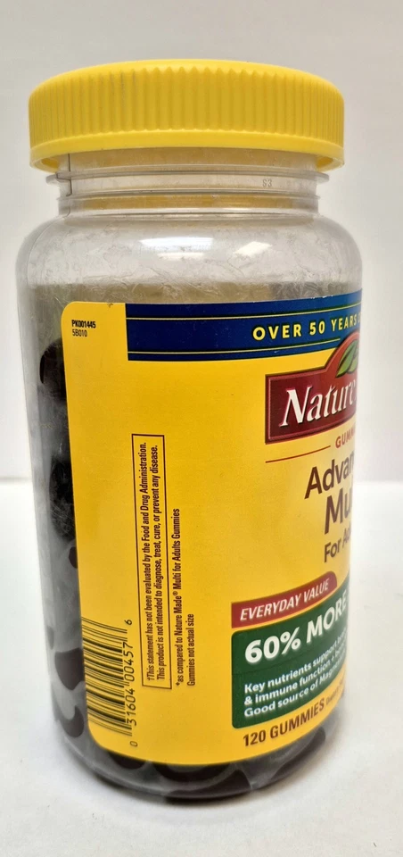 Multi gomitas avanzadas Nature Made para adultos 120 unidades Foto 3 de 4