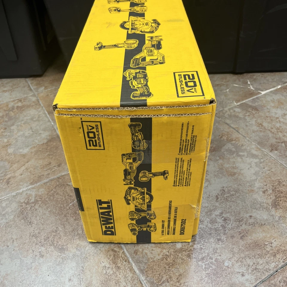 DEWALT 20V Max Lithium-Ion Brushless Cordless 6 Tool Combo Kit (DCK675D2) - Image 2 of 4