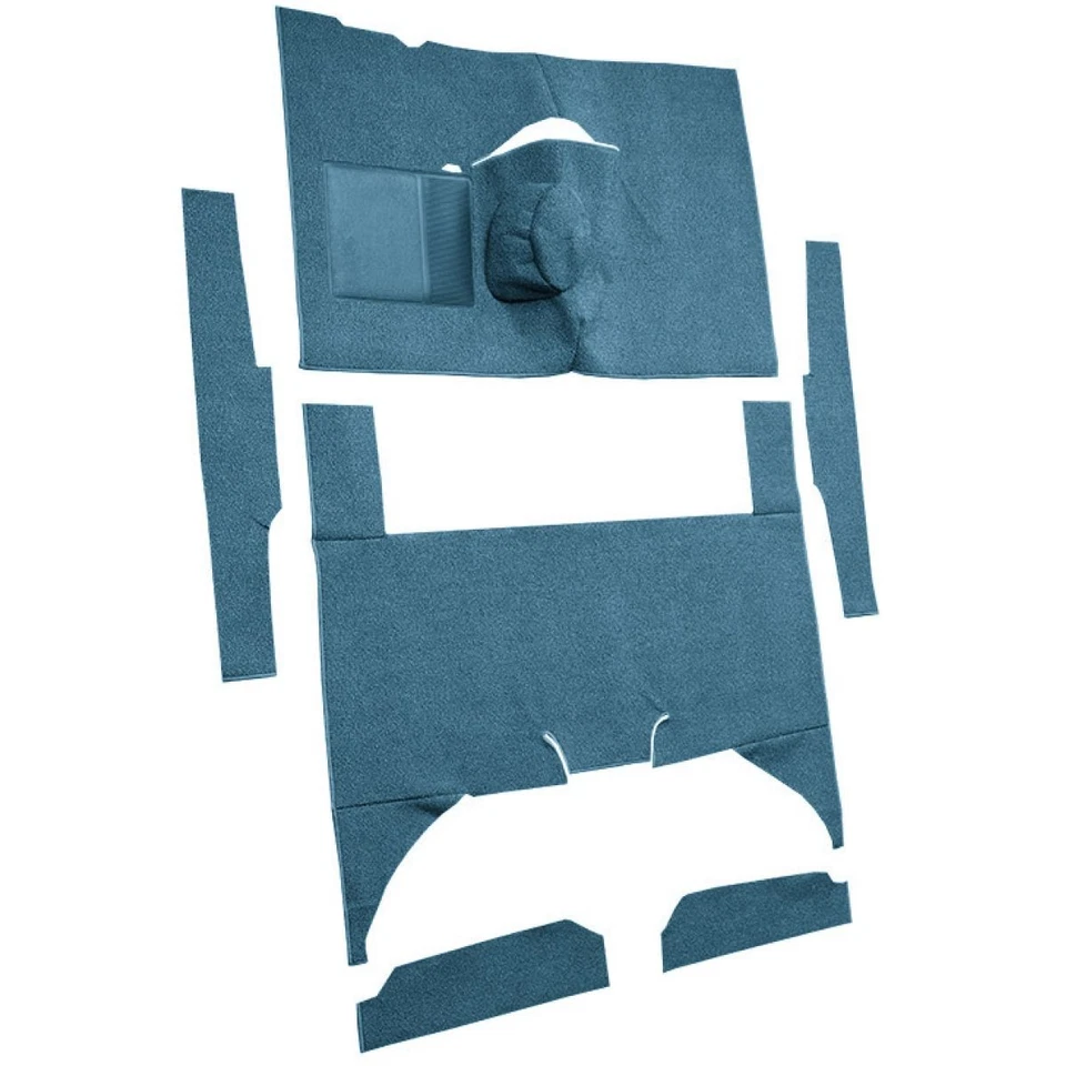 60-65 Ford Falcon 4 portas poste 6 cilindros com assento de banco tapete manual 06-Ford azul - Imagem 3 de 4