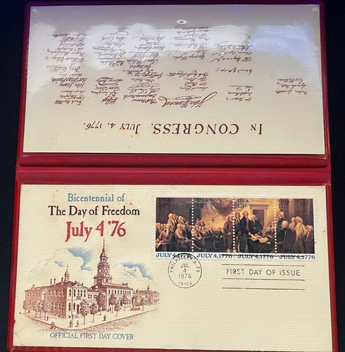 Bicentennial of The Day of Freedom July 4,1976 Official First Day Cover Stamps