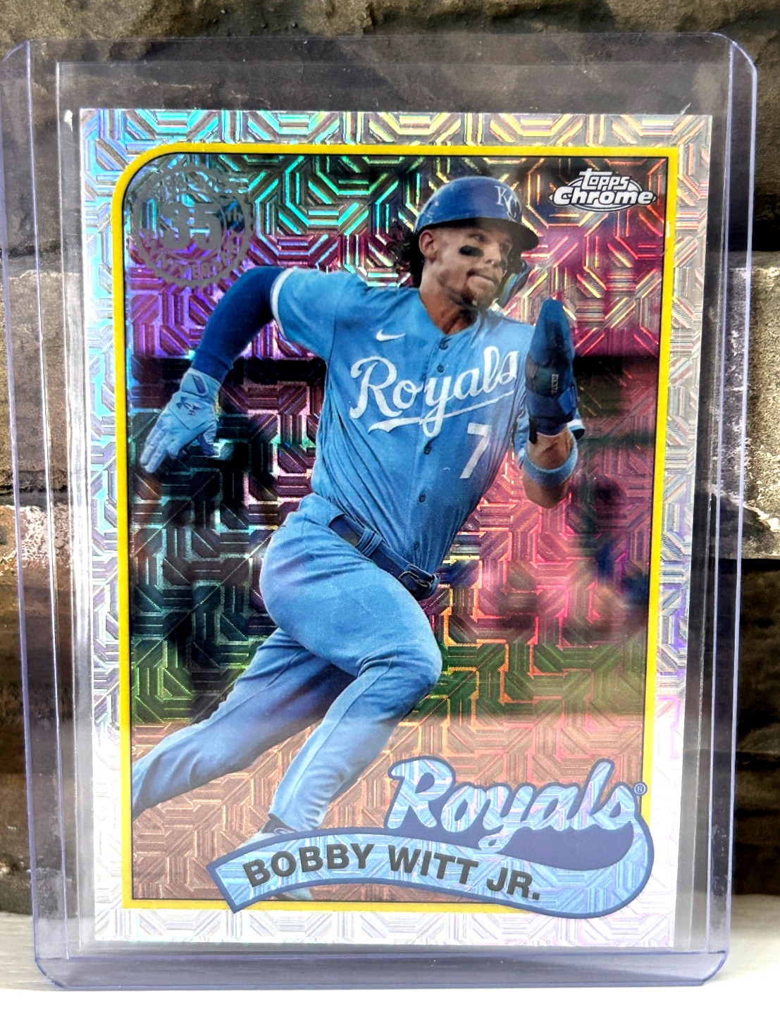 2024 Bobby Witt Jr. Topps Series 1 - 1989 Topps Chrome Silver Pack Mojo #T89C-85