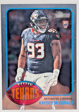 2026 Topps Heritage Football Kayden McDonald Chrome Variation