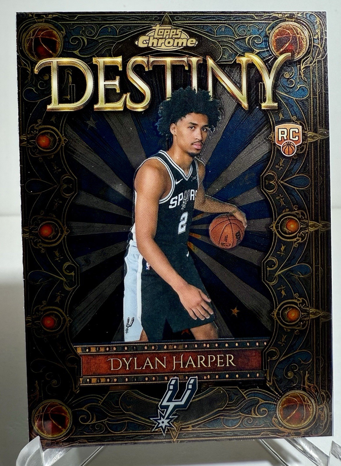 2025-26 Topps Chrome Basketball Dylan Harper Destiny Rookie RC