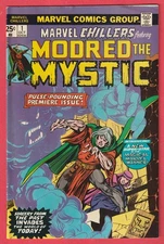 Marvel Chillers No. 1 (1975) MODRED THE MYSTIC! Fine-