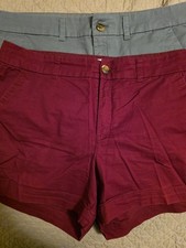 Old Navy womens Everyday Short Mid Rise 3" Inseam- size 12 2 Pairs Red  Gray