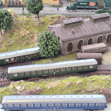 Roco N 24013 Personenwagen-Set 2 TOUROPA Liegewagen+ Halbspeisewage DB OVP/2519