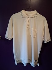 Cliff Kean Baseball Softball Umpire Shirt Cream Color Extra Large