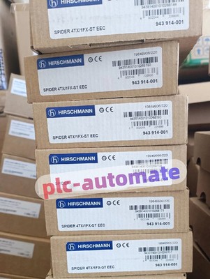 1 NEW Hirschmann SPIDER 4TX/1FX-ST EEC industrial switch factory sealed/