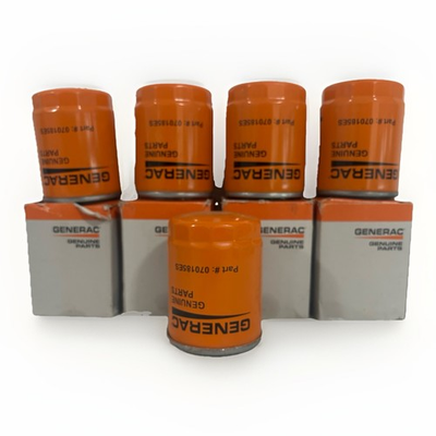 #ad 5 Pk Generac 070185ES OEM Spin On Oil Filter $44.95