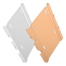 2 Pcs Pci Slot Rear Bracket Hard Disk Computer Panel Drive Mount