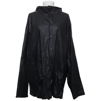 Rains, Regenmantel, Damen, Größe: L/XL, Schwarz, Polyester/Polyurethan #slB