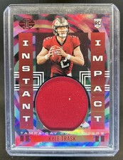 2021 Panini Illusions Kyle Trask Instant Impact RC Jersey Red #/99 Buccaneers