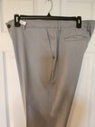 Roundtree & Yorke Men’s Gray Dress Pants Flat Front Polyester Blend 38 — photo 1