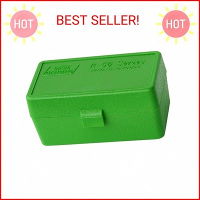 MTM 22-HORN-10 Ammo Box, 50 Round, Flip-Top, 22 Hornet, .30 Carbine, .218 BEE, S