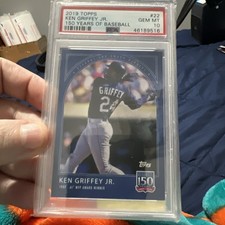 2019 Topps Ken Griffey Jr 150 Years of Baseball PSA 10 POP 7 Rare Mint HOF