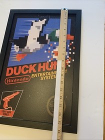 Duck Hunt Cover Art Framed NES 12 X 18 in. Gaming retro EUC MK