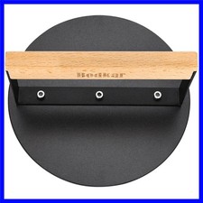 Smash Burger Press 6 inch, Round Burger Smasher Grill Press for Griddle Bacon...