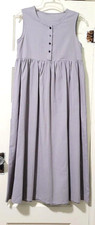 FLASH SALE!! Womens BOHO Sleeveless Empire Waist Nap Long Dress XS Small Lt Gray