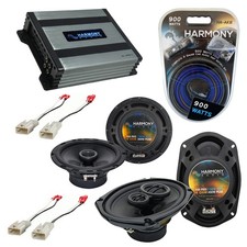 Toyota Corolla 2003-2008 OEM Speaker Upgrade Harmony R65 R69 HA-A400.4 Amp