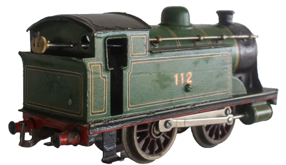 1920's Uncommon Bing #112 0-gauge Clockwork Tank locomotive - Image 4 of 4
