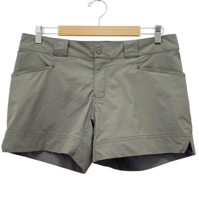 Arc Teryx Creston Hiking Shorts Olive Green Size 8 Quick Dry Outdoors Camping