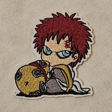 Lot 17 "Naruto" Manga Anime Series Gaara Embroidered Iron On Patch