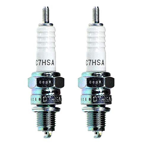 Lot of 2 NGK Standard Non-Resistor Spark Plug 4629 C7HSA for 50cc 110cc... 