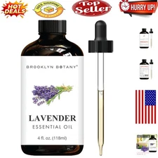 Pure Lavender Essential Oil - 4 Fl Oz in  Glass Bottle