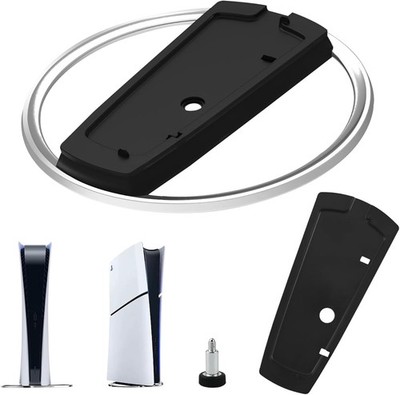 Vertikaler Ständer für PS5 Slim & Play 5 Konsole, Tischplattenhalter mit Anti-Rutsch