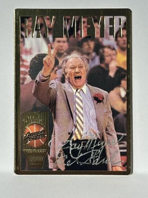 1995 Action Packed Hall of Fame #17 Ray Meyer Autographs