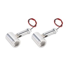 2Pcs Mini LED Spotlight for Jewellery Cabinet Showcase