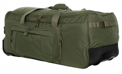 Trolley Ausrüstungstasche Reisetasche Travelbag Reise Outdoor Duffle Bag oliv
