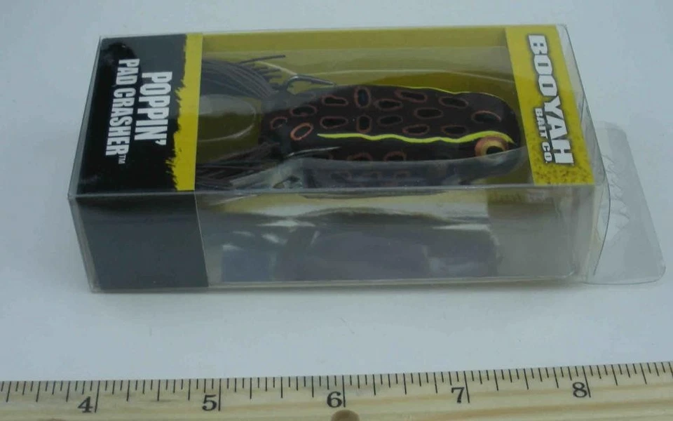 Rebel BYPPC3909 3" Booyah Pad Crasher Popping Frog-Sunburn Frog Foto 3 de 4