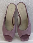TELA Feng Mules Women's Size US9 EU39 Mauve Suede Open Toe Kitten Heel Sandals — photo 4