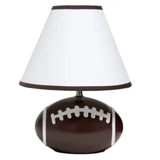 LT1081-FTB SportsLite 11.5" Tall Athletic Sports Football Ceramic Bedside Tab...
