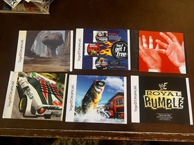 Sega Dreamcast Video Game Artwork Manual Case Lot Authentic READ