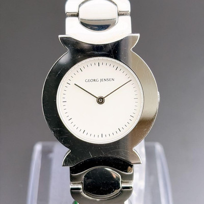 Georg Jensen Damenuhr #369 Andreas Mikkelsen Quarz Edelstahl