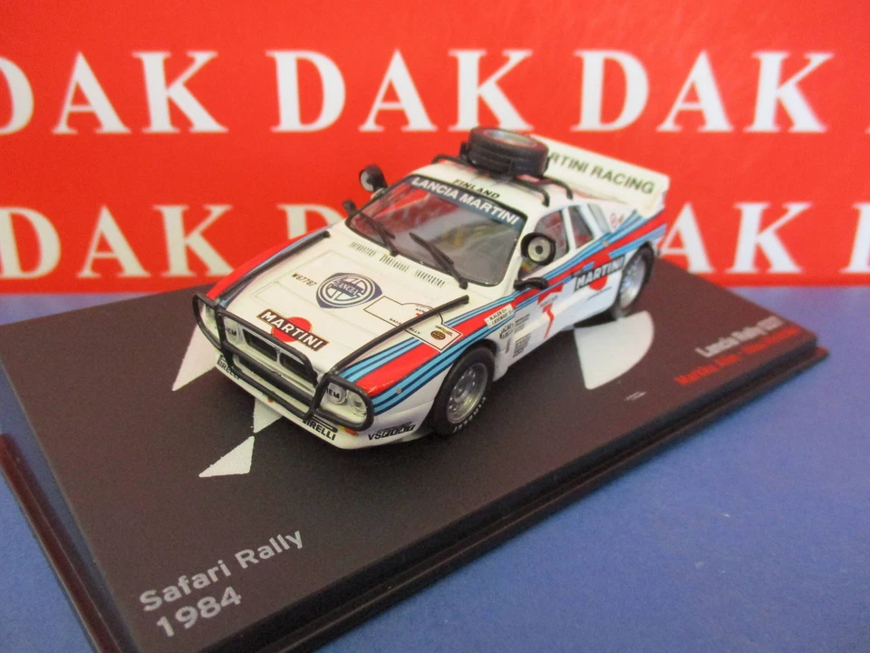 Die cast 1/43 Modellino Auto Lancia 037 Rally Safari 1984 M. Alen - Immagine 2 di 4