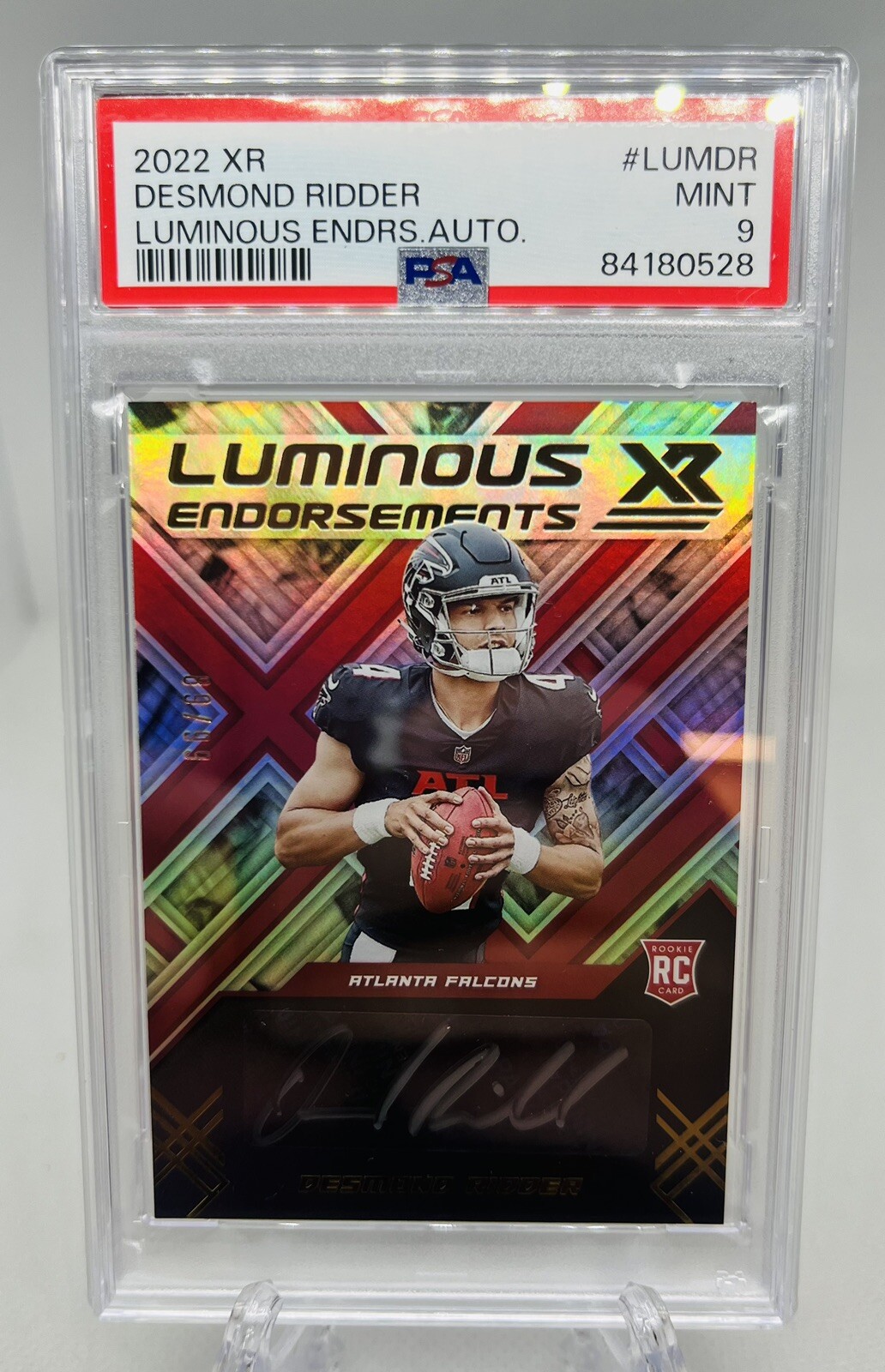 Desmond Ridder Panini XR Luminous Endorsements #LUMDR Base