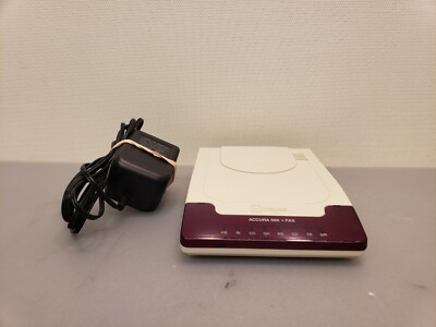 Vintage Hayes Accura 56K V.90 External Computer PC Fax Modem 4703US w/adapter
