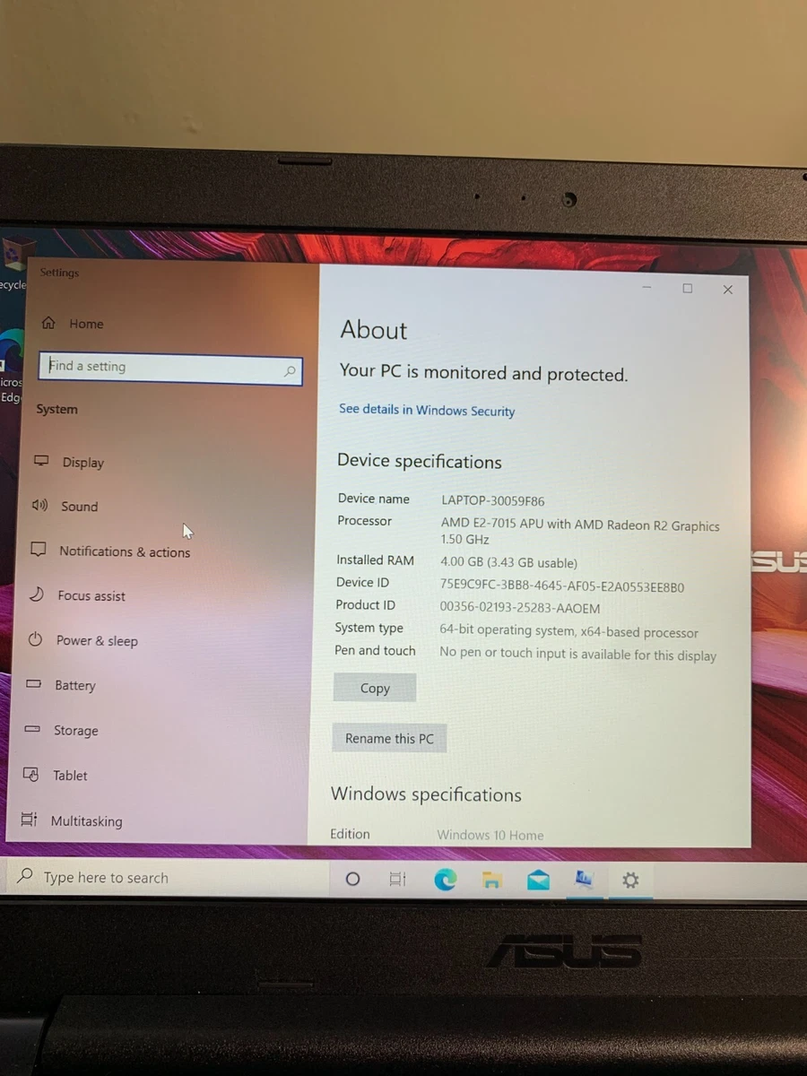 ASUS L402YA ES22 DB 14 FHD AMD E2 7015 AMD Radeon R2 4GB 64GB Dark Blue