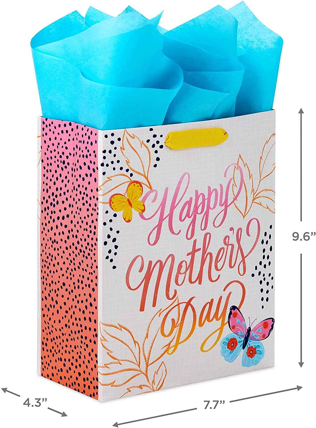 Mother's Day Gift Bag Paper & Tissue Paper Pastel Happy Mothers Day For Mom  $ 7445041787719 | Ebay