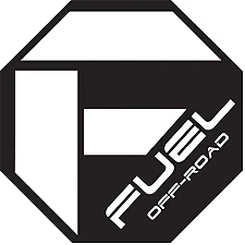 Vinyl Decal for Window - Fuel Off-Road Tires (Logo), Various Sizes & Colors