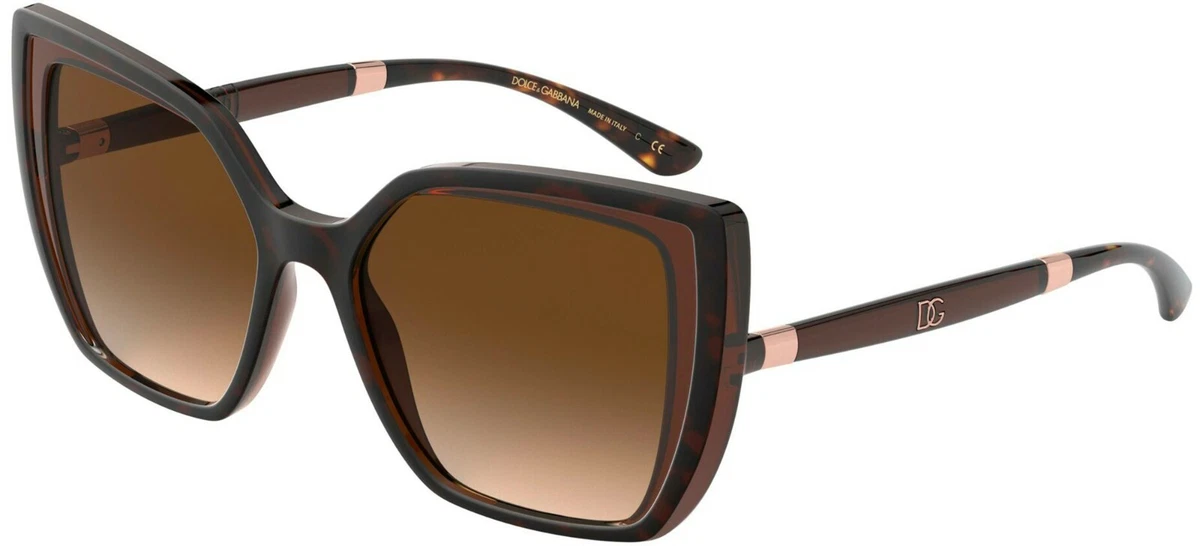 Dolce & Gabbana Butterfly Sunglasses Havana Brown (JB1425) Dolce&Gabbana Brown Butterfly Sunglasses for Women for sale  main image 4
