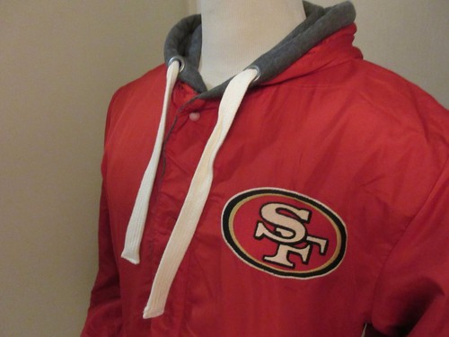 San Francisco 49ers Carl Banks Reversible Jacket New WT - Picture 11 of 15