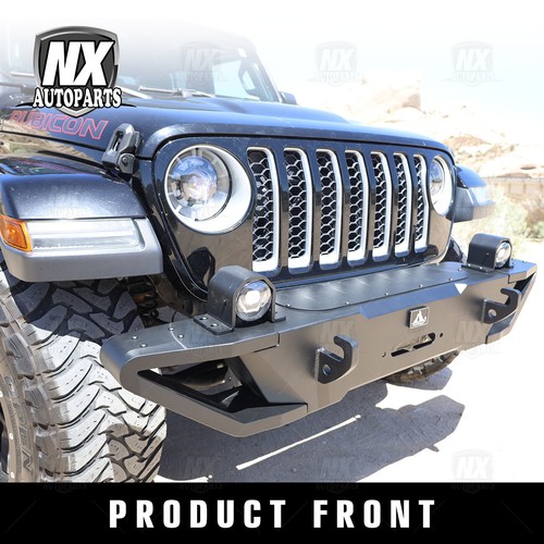 Front Bumper for 1922 Jeep Wrangler JL JLU Gladiator JT Towing Hooks
