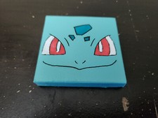 Handpainted Stretched Canvas Magnet Bulbasaur  FAST SHIPPING  
