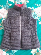 Barbara Lebek Body Warmer / Gilet Reversible Navy Blue / Red Size 12
