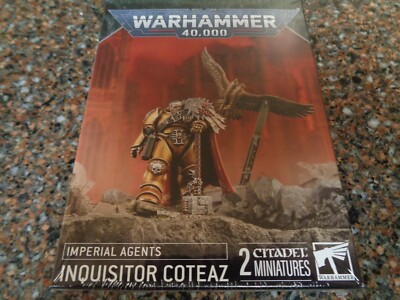Warhammer 40k Imperial Agents Inquisitor Coteaz w Glodovan Eagle Games Workshop