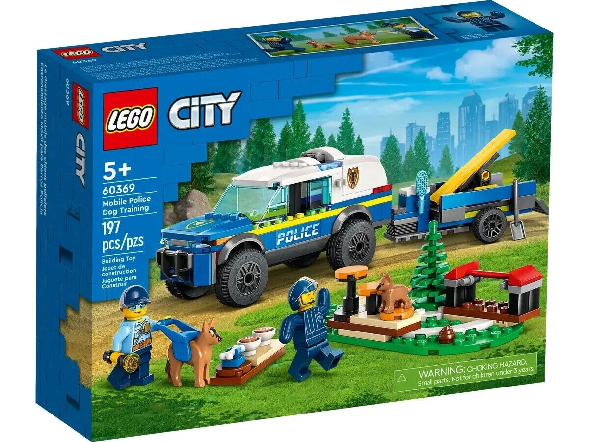 60369 MOBILE POLICE DOG TRAINING lego legos city town NEW set suv truck unit
